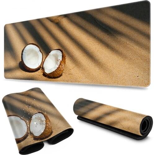 Ocean Wave Sunglasses Coconut Mouse Pad Gaming Mouse Pad Keyboard Table Mat Desk Blanket Mouse Pad Computer Notebook Pad