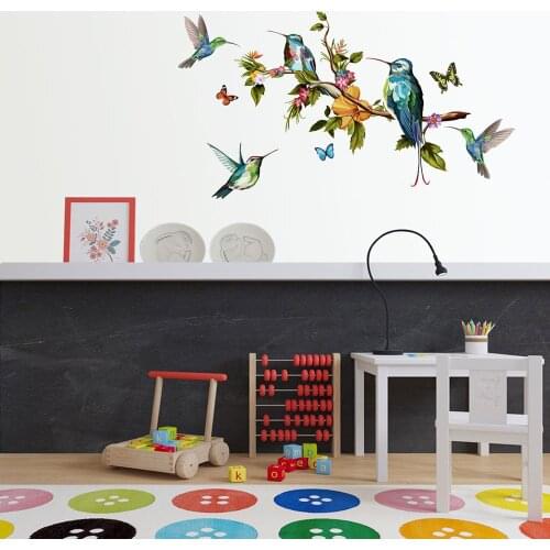 LESUPERAY Flowers Wall Stickers