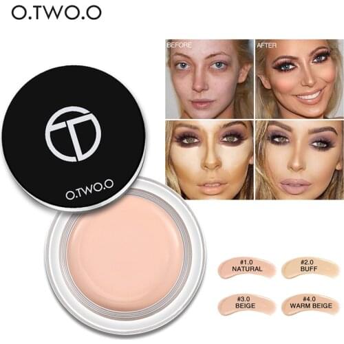 O.TWO.O face foundation cream 4 colors brighten concealer oil control full cover acne spot Wrinkle bb cream waterproof OT003