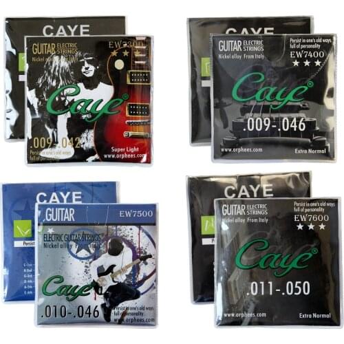 20 Sets Orphee CAYE Series Stainless Steel Nickel Alloy Electric Guitar Strings ,Four Gauges 009 ,010 ,011
