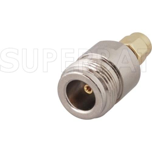 Superbat 5pcs SMA-N Adapter SMA Plug to N Jack Straight RF Coaxial Connector