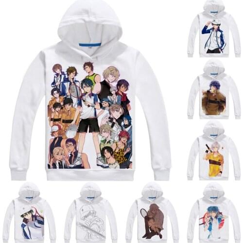 Ryoma Echizen Kunimitsu Tezuka Mens Hoodies The Prince of Tennis TeniPuri Tenisu no Ojisama Sweatshirt Streetwear Anime Hoodie