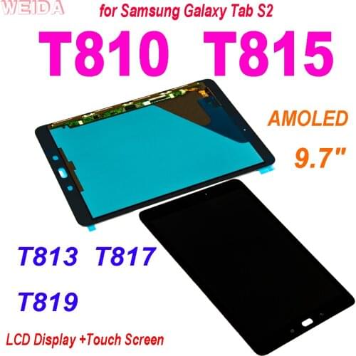 9.7" AAA+ for Samsung Galaxy Tab S2 T810 T815 LCD Display Touch Screen Digitizer Assembly for T810 T813 T817 T819 LCD Screen