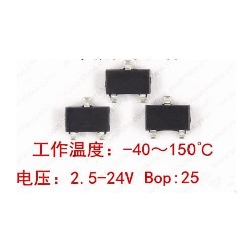10pcs Hall Sensor Switch Unipolar Hall Element YS1101 /1101 Motor Hall TO-92 DIP / SOT-23 SMD Single-pole High Sensitivity Hall