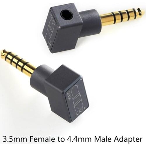 DJ30A 3.5mm Female to 4.4mm Male Earphone Adapter Apply to 3.5mm Earphone Cable 4.4 Output Plug for Cayin iFi FiiO Hiby Shanling