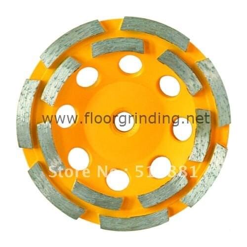 9'' NCCTEC diamond grinding CUP wheel | 230mm Concrete grinding disc plate wheel | double row disk