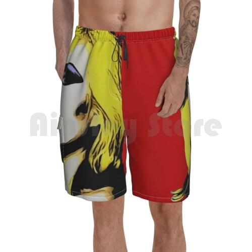 Debbie Beach Shorts Men Beach Pants Swimwear Harry Debbie Harry Blondie Sweet And Low 1989 Remix New York City