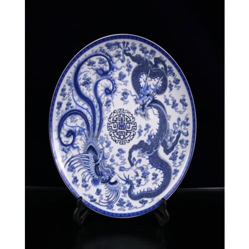 China Porcelain Hand Painting Dish Elaborate Crafts Home Decoration#10