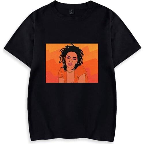 Lauryn Hill Print Spring Summer Holiday Street Graffiti Style Men/Women Casual T-shirt Streetwear style