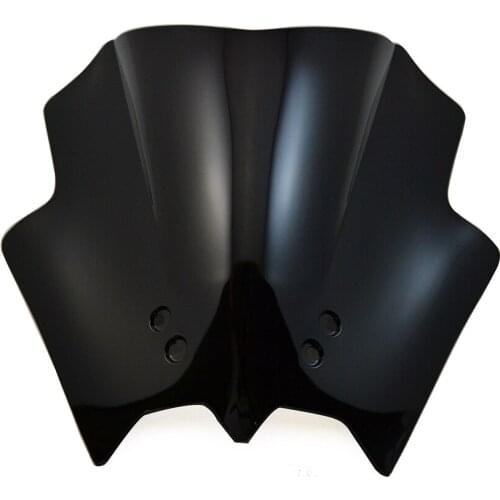 JAER Motorcycle Windshield Windscreen for DUKE 390 DUKE390 2013-2017 Moto Bike Wind Deflector Wind Screen