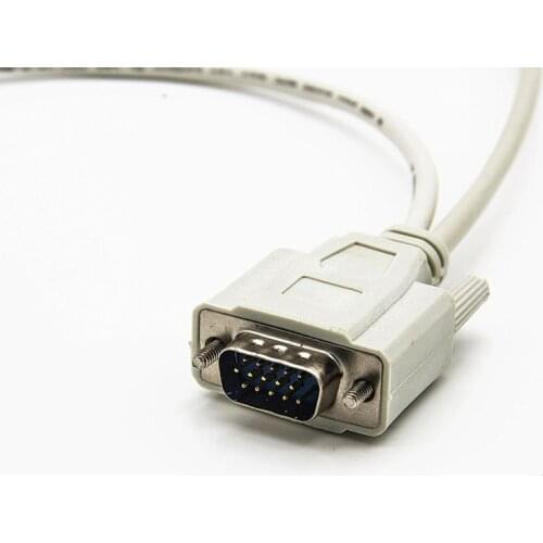 VGA Duplicator Cable 1 HDB 15 Male to 2 VGA HDB15 Female Splitter Double Monitor JR Deals