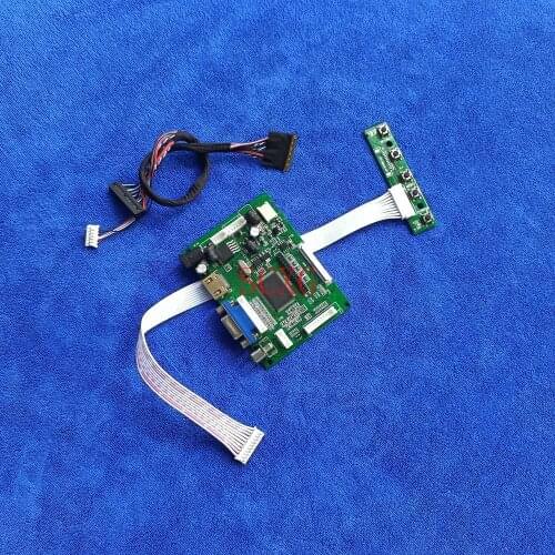 Kit HDMI-compatible VGA AV LCD screen controller board laptops Fit HB140WX1/HT140WXB/HSD140PHW1 60Hz WLED 1366*768 40-Pin LVDS