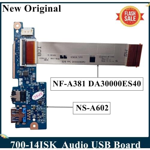 LSC Original For Lenovo 700-14ISK NF-A381 DA30000ES40 Audio USB Board BYG43 NS-A602 BTUU1 Audio Board
