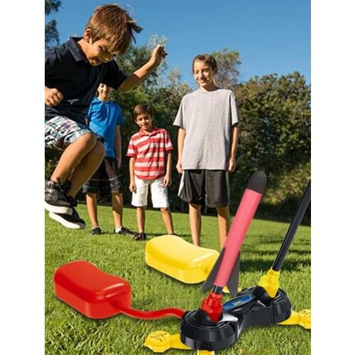 Air Pressure Rocket Launcher Set Stunt Soft Foam Plane Toys Outdoors Game for Kids Entertainment Gifts Educational Toy