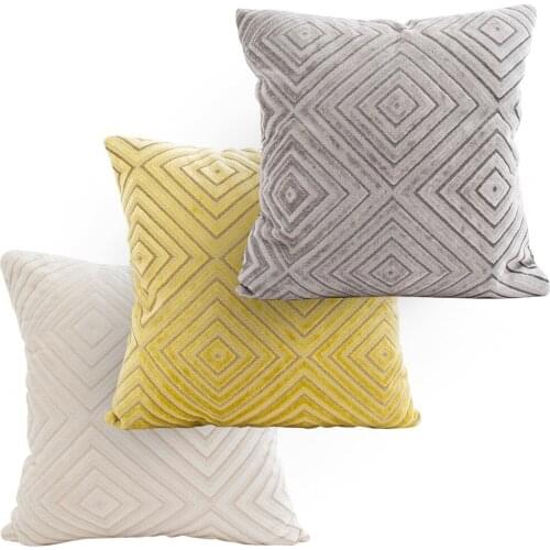 Solid Color Decorative Pillow Cushion Covers Pillowcase Cushions for Sofa Pillowcover Velvet Cushion Cover for Living Room