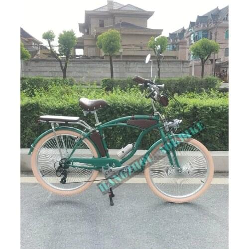 Refreshing Green Color Beach Cruisers 140 Spokes Heavy Duty Sturdy Design Summer Time Riding Freedom China Factory OEM Hangzhou