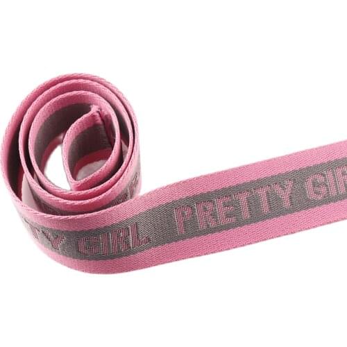 Pink Stripe Webbing Strap 38mm Nylon Webbing Belt Strap Handbag Strap webbing ribbon luggage webbing belt strap bag webbing