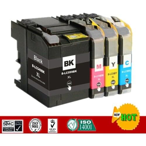 Compatible For Brother LC599 LC595 LC549 LC545 Ink cartridge suit for Brother MFC-J3270 MFC-J3520 Without chip