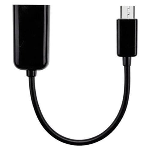 Micro USB to US 2.0 OTG Expansion Adapter Metal Housing For Cell Phone V8 Interface For Most 5-pin Micro USB Smart Phone