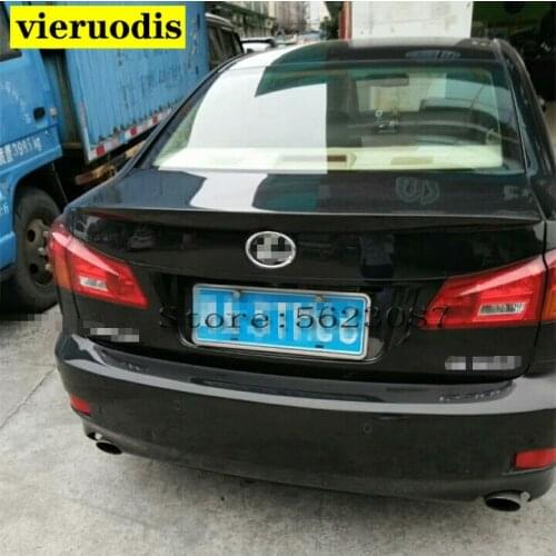 For LEXUS IS250 IS300 IS350 Spoiler 2006-2011 High Quality ABS Material Car Rear Wing Primer Color Rear Spoiler