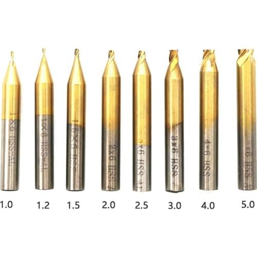 New Hot Sell 1.0-5.0mm HSS Twist Drill Bit Cutter Locksmith Tools for Key Cutting Machine