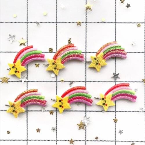 10pcs new resin rainbow necklace charms keychain pendant necklace pendant for DIY decoration