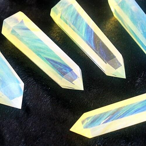 Citrine column yellow smelting crystal single-tip column decoration ore crystal column wholesale natural stones and minerals