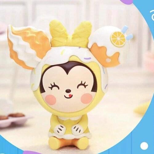 Mickey and Minnie Dessert Sit Blind Box Fashion Handmade Girl Gift Desk Accessories Lovely Dolls Model Decorations for Home