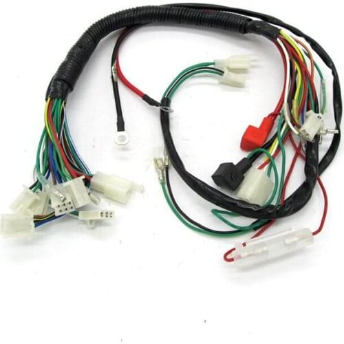 For Motorcycle ATV Quad Pit Bike Buggy Go Kart 50cc 70cc 90cc 110cc 125cc Little dinosaur bull Wiring Harness