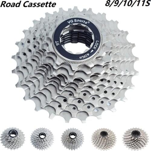 Road bike 8 9 10 11 Speed Cassette 11-25T 26T 28T 32T 36T Bicycle freewheel Sprocket cogs cdg freewheels Bike Parts