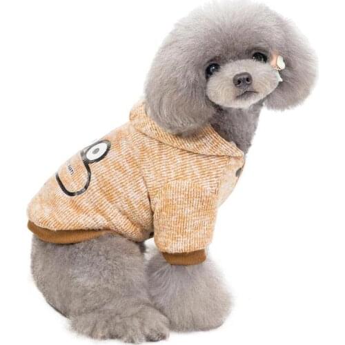 New Fashion Pet Hoodies Coat Not Easy to Fall Off Frog Cotton Hoodies Outfit Winter Warm Clothes Casual Pet Dog Cat Clothing