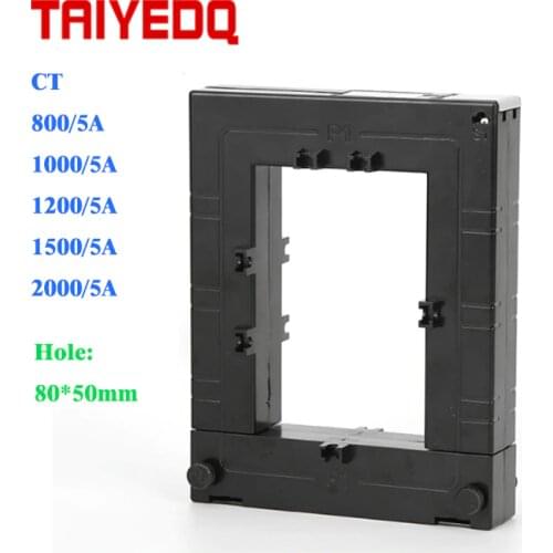 Clamp current transformer for meter DP-58 split core current transformer window size 50*80mm ring type CTs 1000A 1500A 2000A