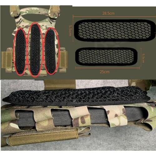 Outdoors Tactical Vest Front Chest And Back Breathable Cushion Mesh Pad