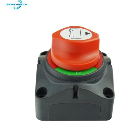 Universal 12V/24V Battery Selector Lsolator Master Switch Cutoff Cut Off Disconnect Power Kill Main Switch Marine Boat Car RV