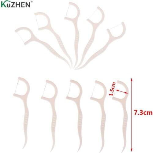 30Pcs/Bag Dental Flosser Oral Hygiene Dental Sticks Dental Water Floss Oral Teeth Pick Tooth Picks ABS Floss
