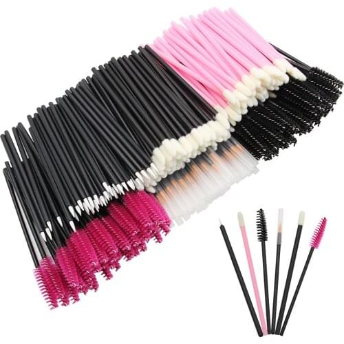 300pcs Eye Makeup Kits Eyeliner Brush Mascara Wands Applicator Eye Lashes Cleaning Lip Brushes Makeup Tools
