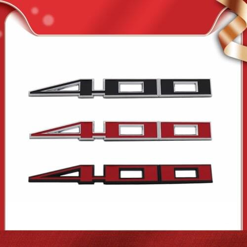 3D Premium 400 for Impala Caprice car Engine Hood Fender trunk Tail Rear Bonnet Nameplate Decal Emblem Badge Sticker