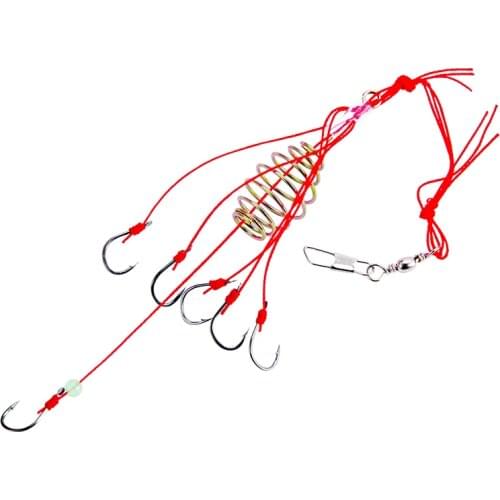 4PCS Explosion Fishing Hook High Quality Fishing Hook with Barb Explosion 6 Carbon Steel Hooks for Lake Carp Fishing