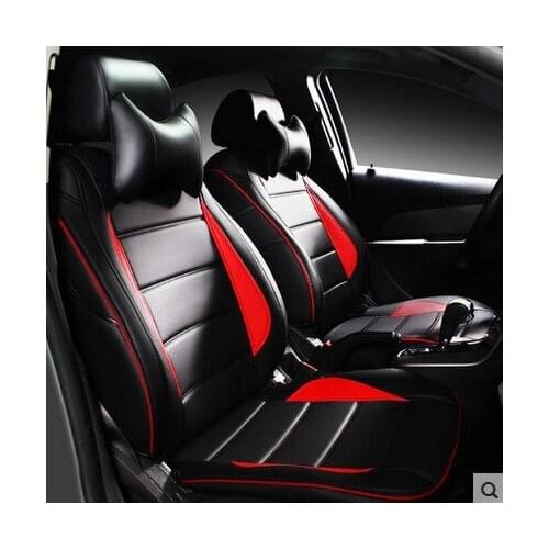 Customize car seat covers leather cushion set for KIA soul cerato sportage rio freddy sorento new carens cadenza NISSAN TIIDA CC