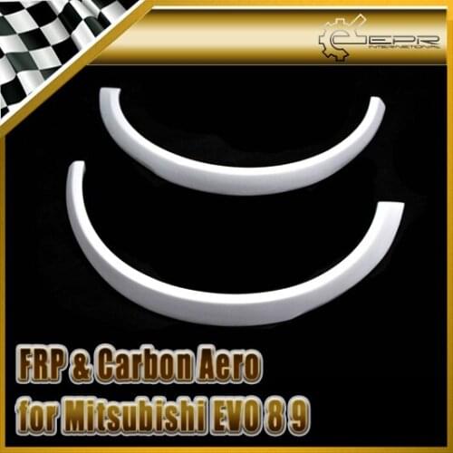 Car-styling For Mitsubishi Evolution EVO 8 9 VTX Cyber FRP Fiber Glass Rear Fender Flares