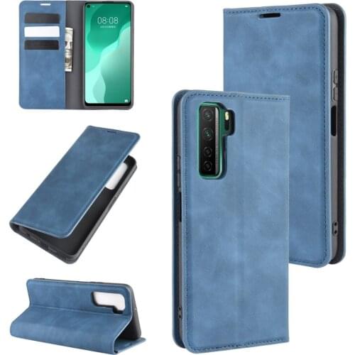 Brand gligle leather wallet card slot case for Huawei Nova 7SE cover case protective shell