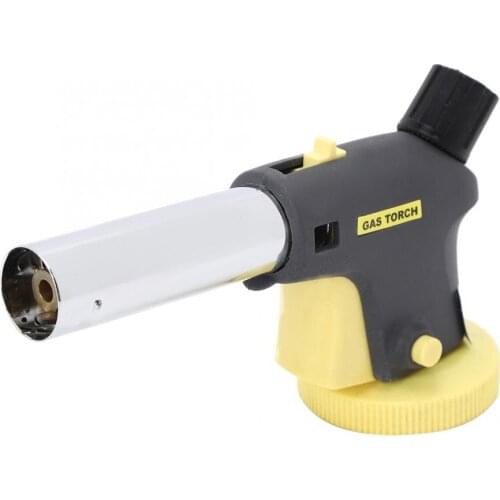 Gas Blow Torch Flame Welding Gas Electronic Ignition Lighter Adjustable Gas Welding Torch Flame Gun For Camping Hiking Portable