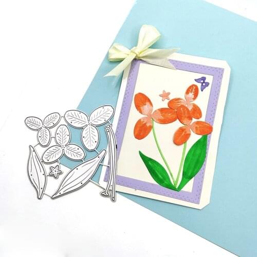 Julyarts Flowers Die Cuts for Card Making Scrapbooking Material For DIY Scrapbooking Album Embossing Paper Cards Decorative