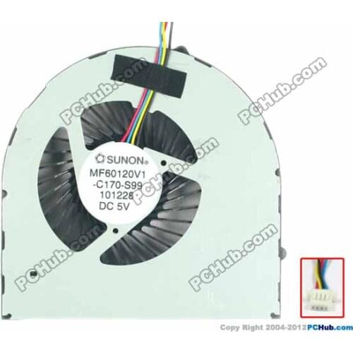 Laptop CPU Cooling fan cooler for ACER ASPIRE 5255 5560 5560G MF60120V1-C170-S99 DFS541105FC0T FB02