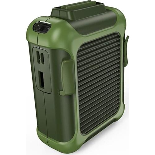 Summer Electric fan Camping Fishing USB Hanging Clip on Waist Belt Hands-free Air Cooling Fan neck mini Fan