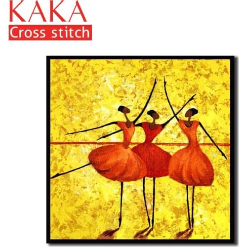 Cross stitch kits,Embroidery needlework sets with printed pattern,11CT-canvas for Home Decor Painting,Portrait Full NCKP002