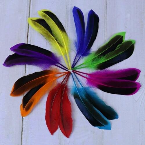 20/50pcs Natural 8 Color Duck Feather 10-15cm for DIY Accessories Decoration handwork feathers Crafts wholesale