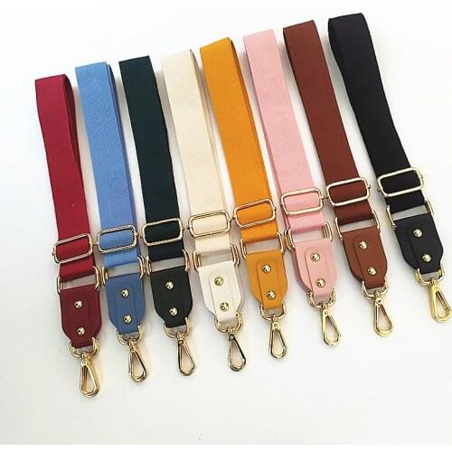 130cm Solid Bag Strap Women Handbag Belt Wide Shoulder Bag Strap Replacement Strap Accessory Adjustable Belt For Bag Handles Hot