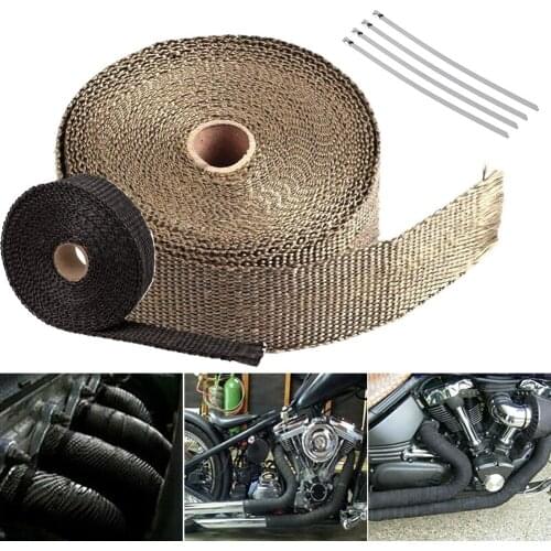 Motorcycle Fireproof Heat Insulating Tape Wound Shielding Cloth Roll Kits FOR HONDA CB500F CB650F CB500X CBR 600 F2 F3 F4 F4i