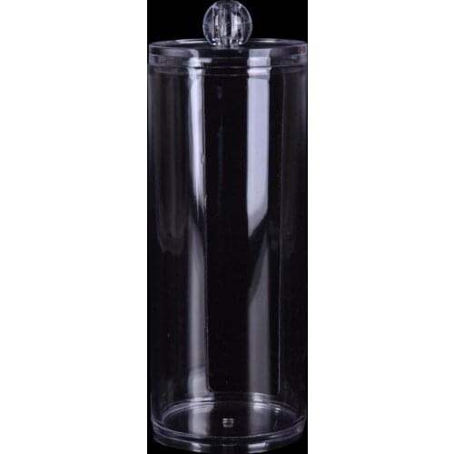 Make Up Cotton Pad Holder Cosmetics Organizer Storage Case Portable Acrylic Cotton Swab Makeup Organizer Storage Box Container